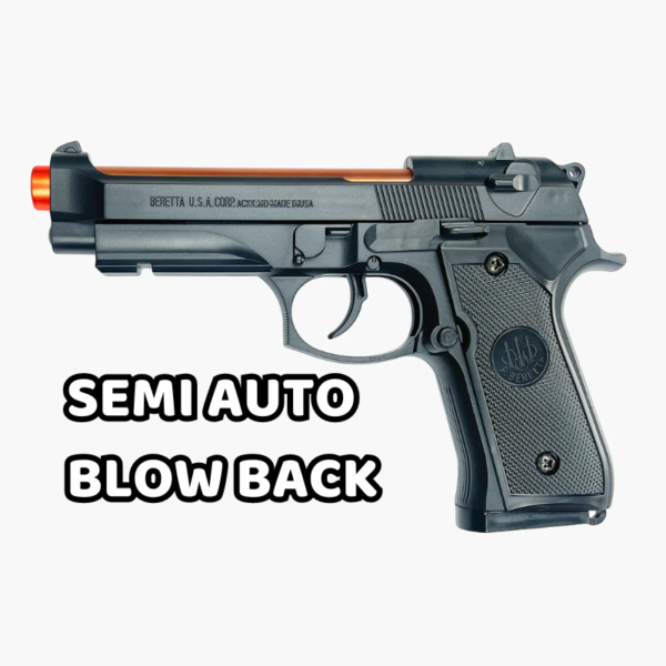 Beretta M9A3 - Súng lục đồ chơi nhựa auto văng shell Blowback (3 màu)