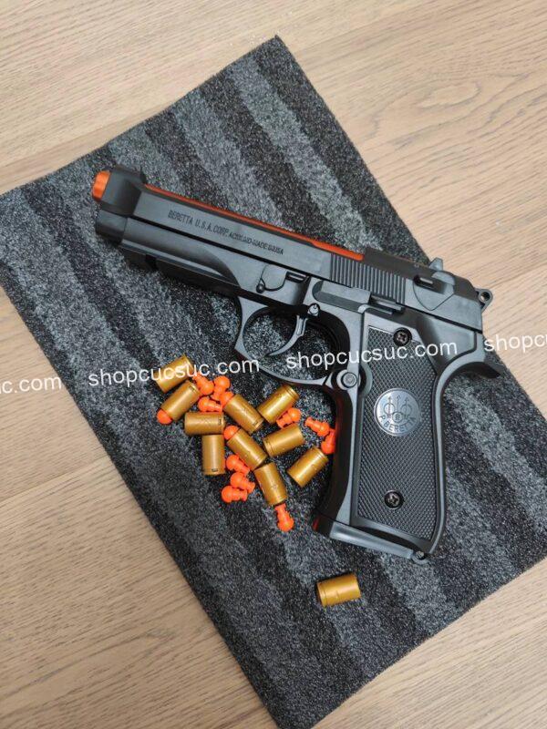 Beretta M92 - Súng lục nhựa đồ chơi M9A3 auto văng shell Blowback (2 màu) - Hình ảnh 2