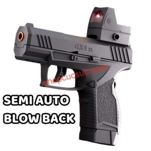 GX4 XL Sung luc do choi nhua auto vang shell Blowback 3 mau 1