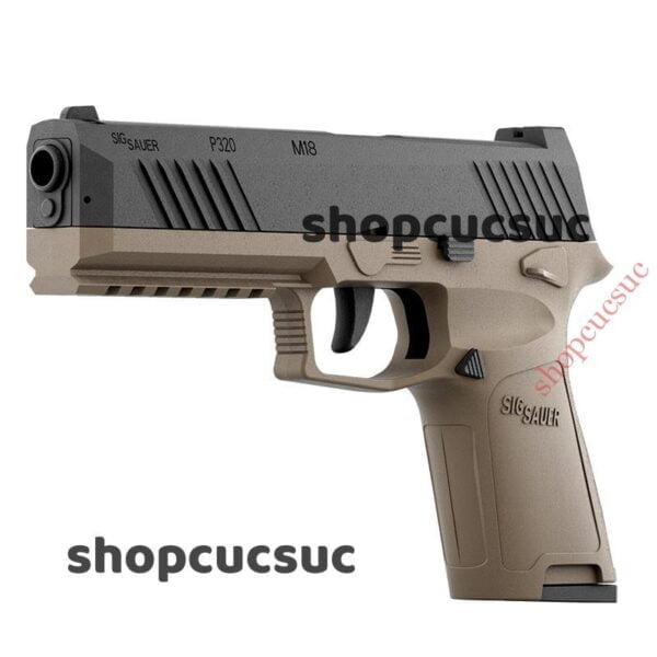 SIG Sauer P320 - Súng đồ chơi nhựa ABS 21cm (2 màu)