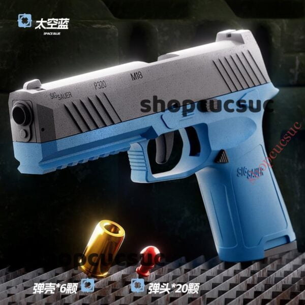 SIG Sauer P320 - Súng đồ chơi nhựa ABS 21cm (2 màu) - Hình ảnh 9