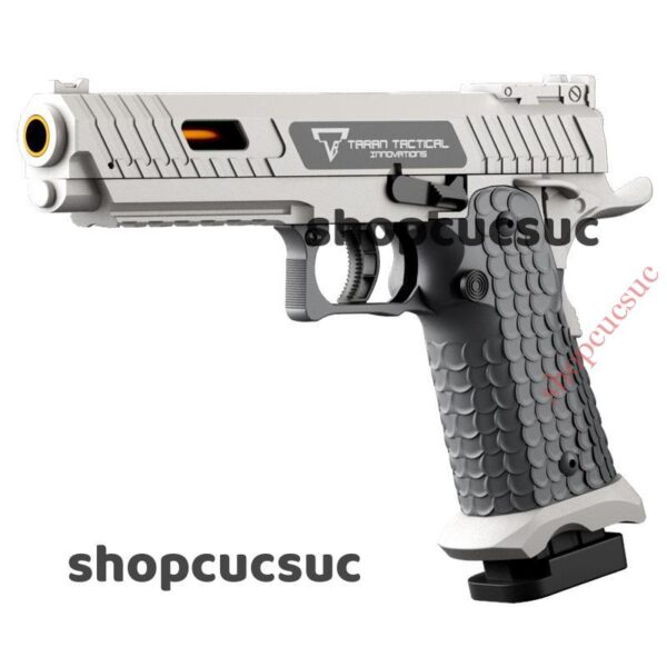 TTI2011 Combat Master - Súng lục nhựa đồ chơi auto văng shell Blowback (2 màu) - Hình ảnh 14