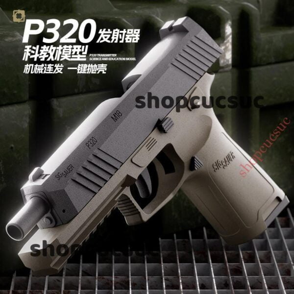 SIG Sauer P320 - Súng đồ chơi nhựa ABS 21cm (2 màu) - Hình ảnh 3