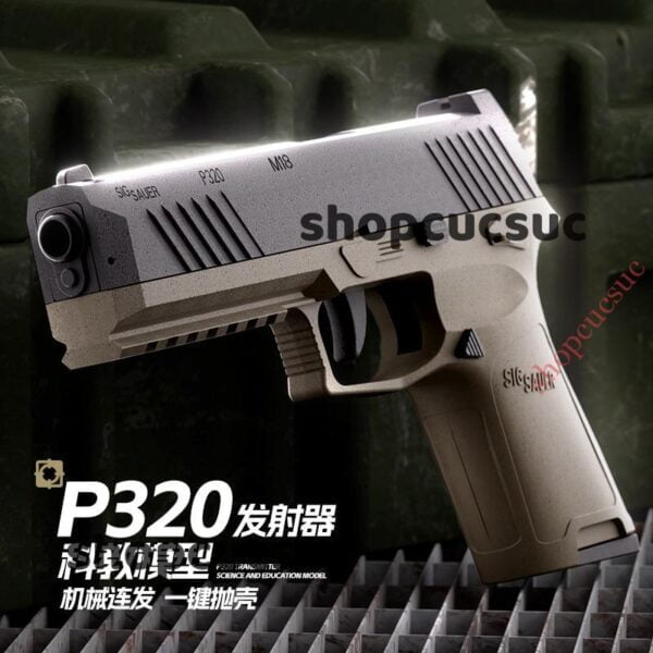 SIG Sauer P320 - Súng đồ chơi nhựa ABS 21cm (2 màu) - Hình ảnh 2