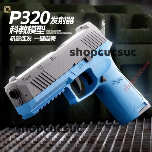 SIG Sauer P320 - Súng đồ chơi nhựa ABS 21cm (2 màu) - Hình ảnh 4