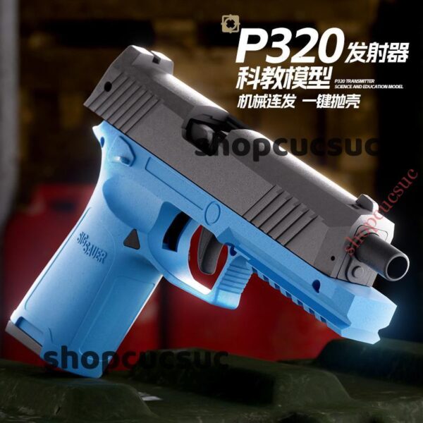 SIG Sauer P320 - Súng đồ chơi nhựa ABS 21cm (2 màu) - Hình ảnh 8