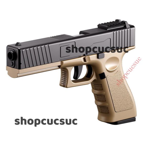 Súng nhựa GLOCK G17 22cm, red dot, văng shell (3 màu)