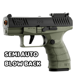 PPQ - Súng lục đồ chơi nhựa auto văng shell Blowback (3 màu)