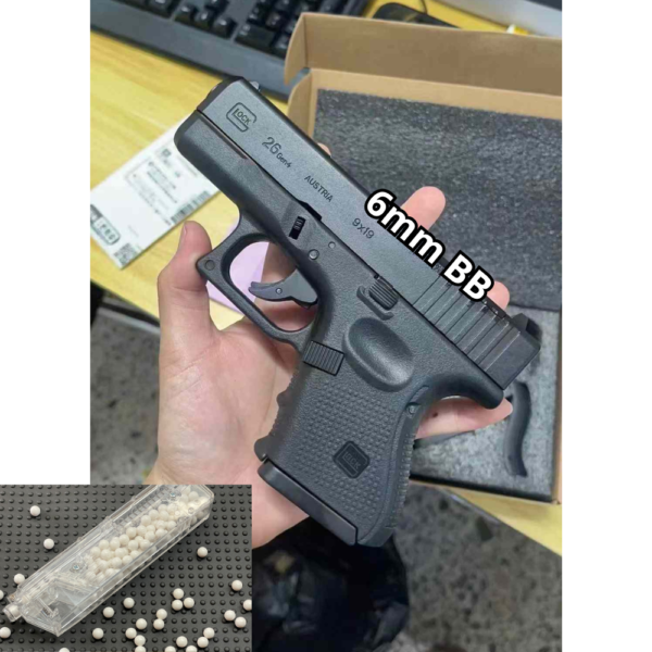 Glock 26 - G26 Gen4 80% kim loại ver 2024 tặng kèm đế mag dài - Súng đạn thạch/6mm BB - Hình ảnh 6