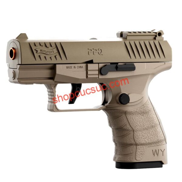 PPQ - Súng đồ chơi nhựa auto văng shell Blowback, có red dot - (3 màu) - Hình ảnh 16