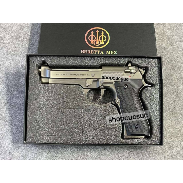 AQK 92 Ver.3 - Beretta M92 100% kim loại thép vonfram - Súng đạn thạch/6mm - Hình ảnh 2