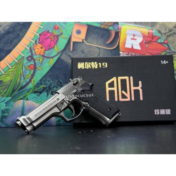 Súng đạn thạch AQK 92 model Beretta Manual Gel Blaster Pistol