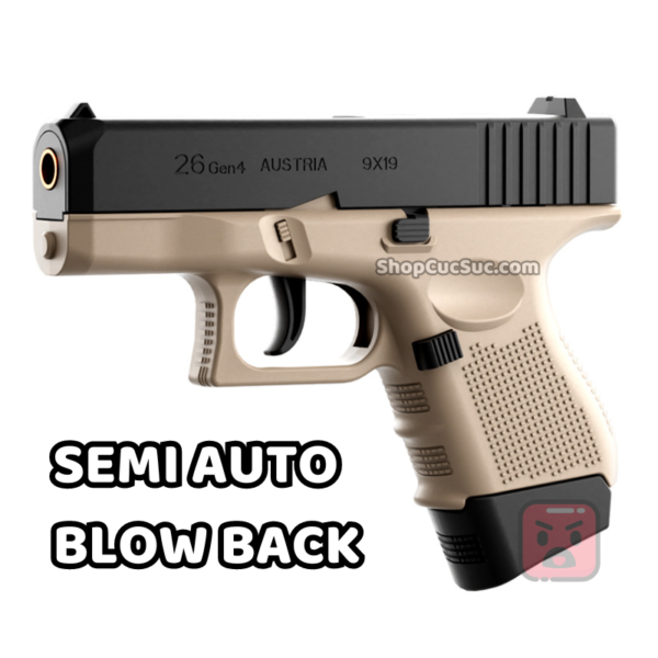 súng đồ chơi nhựa Glock G26