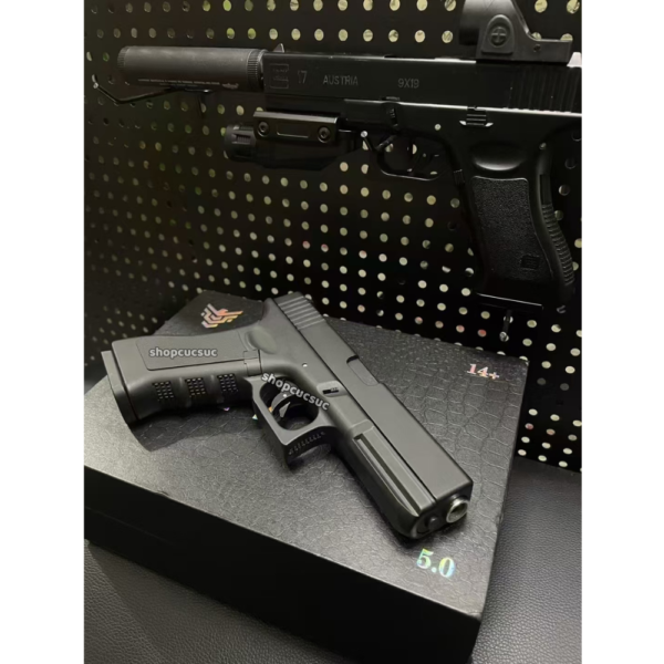 HY G17 Ver 5 - Glock 17 ~260fps - Súng đồ chơi full kim loại 100% 6mm BB - Hình ảnh 10