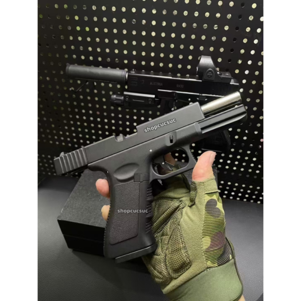 HY G17 Ver 5 - Glock 17 ~260fps - Súng đồ chơi full kim loại 100% 6mm BB - Hình ảnh 11