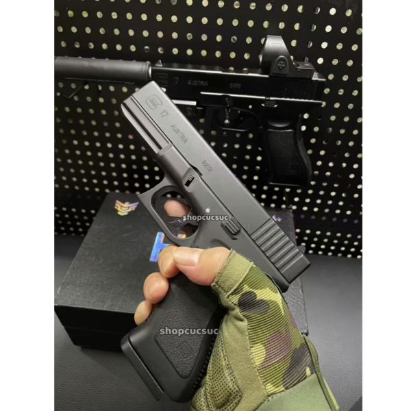 HY G17 Ver 5 - Glock 17 ~260fps - Súng đồ chơi full kim loại 100% 6mm BB - Hình ảnh 12