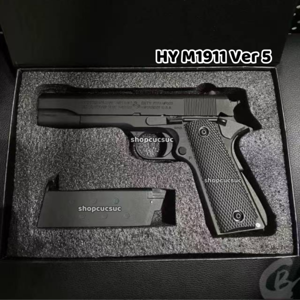 HY M1911 Ver 5 ~270fps - Súng đồ chơi full kim loại 100% 6mm BB - Hình ảnh 2