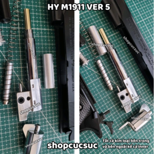 HY M1911 Ver 5 do choi mo hinh sung ban dan bi nhua 6mm bb 2