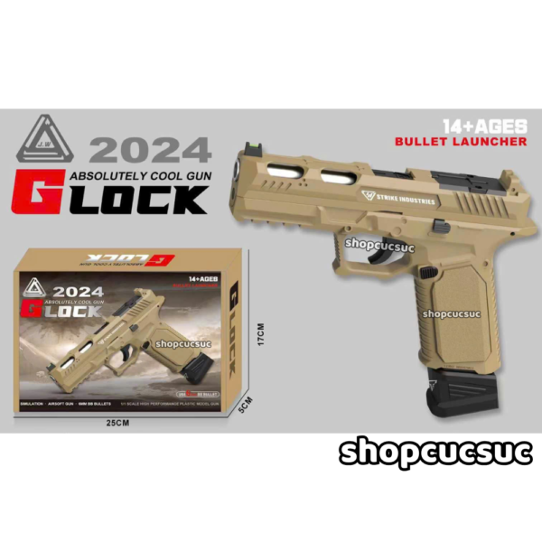 J.W SI-G17 2024 ~210fps - Strike Industries Glock 17 - em trai của Q1, đẹp trai hơn - súng đồ chơi nhựa 6mm BB - Hình ảnh 4