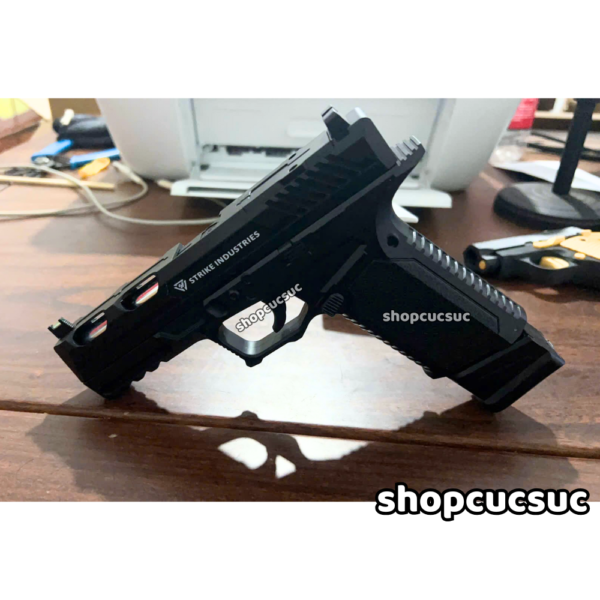 J.W SI-G17 2024 ~210fps - Strike Industries Glock 17 - em trai của Q1, đẹp trai hơn - súng đồ chơi nhựa 6mm BB - Hình ảnh 2