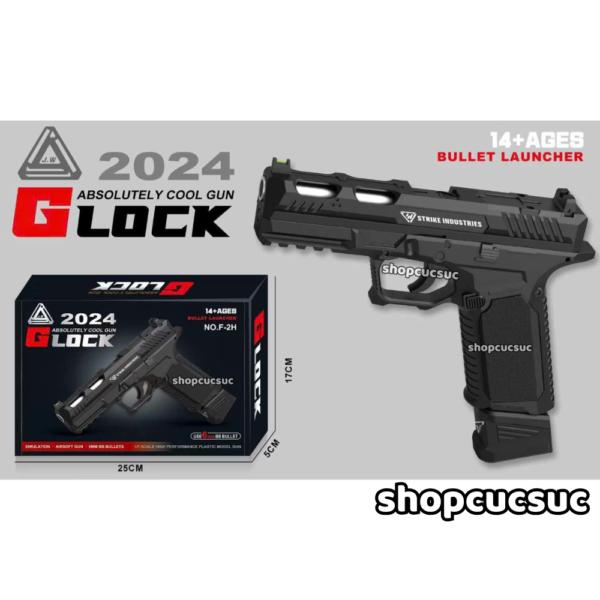 J.W SI-G17 2024 ~210fps - Strike Industries Glock 17 - em trai của Q1, đẹp trai hơn - súng đồ chơi nhựa 6mm BB - Hình ảnh 3