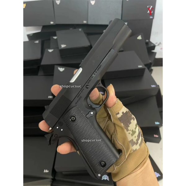 HY M1911 Ver 5 ~270fps - Súng đồ chơi full kim loại 100% 6mm BB - Hình ảnh 17