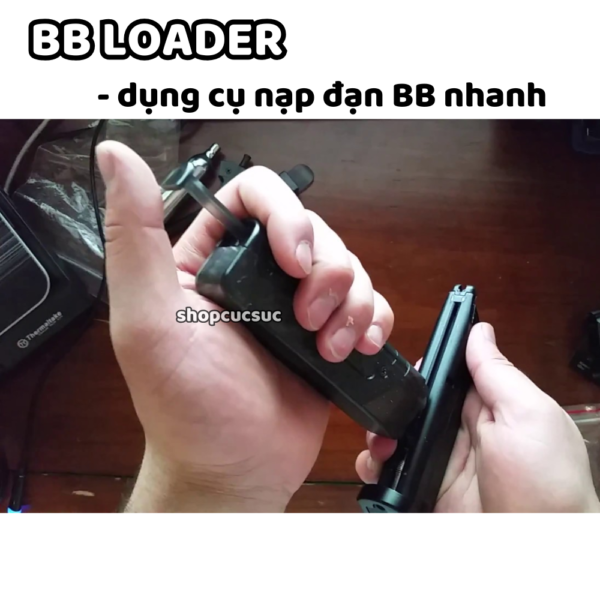 BB Loader - Hộp tiếp hạt nhanh sức chứa 100 viên 6mm BB - Hình ảnh 3