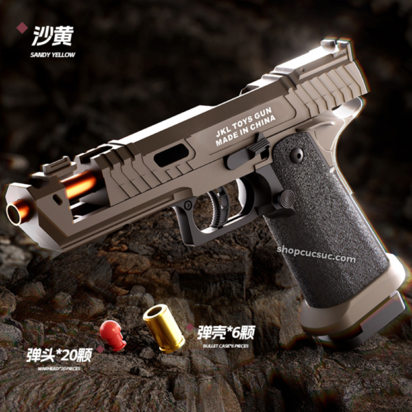 2011 TTI JW3 Combat Master – Súng nhựa đồ chơi auto văng shell phóng hạt mềm có Blowback an toàn cho bé - Hình ảnh 5