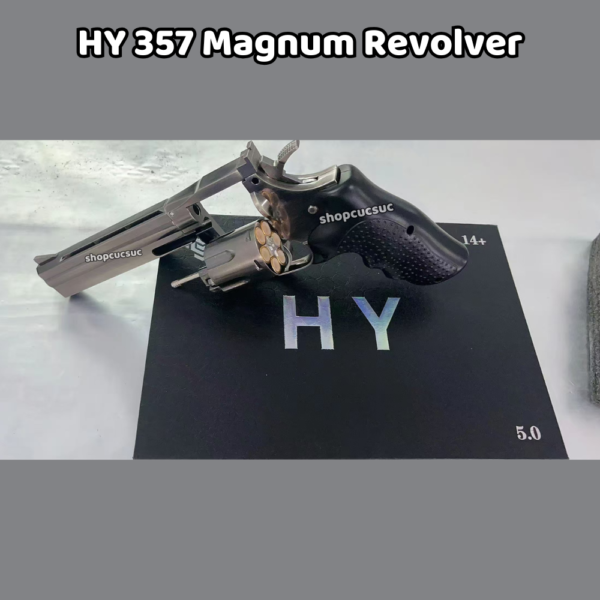 HY 357 Magnum Revolver 6mm BB~230fps - Súng ổ xoay đồ chơi 100% kim loại - Hình ảnh 2