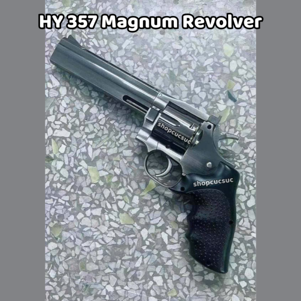 HY 357 Magnum Revolver 6mm BB~230fps - Súng ổ xoay đồ chơi 100% kim loại - Hình ảnh 4